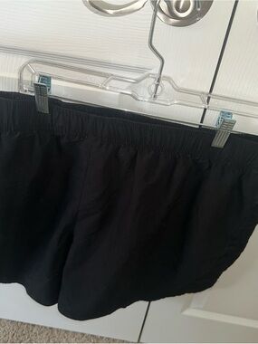 bcg Black Athletic Shorts with Elastic Waistband